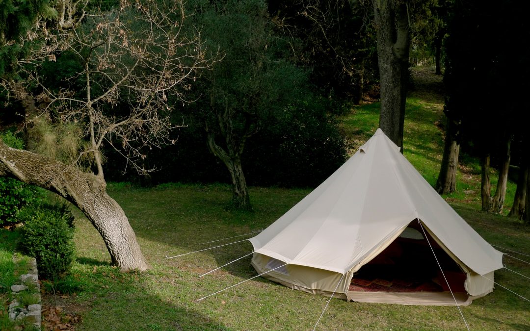 tents at